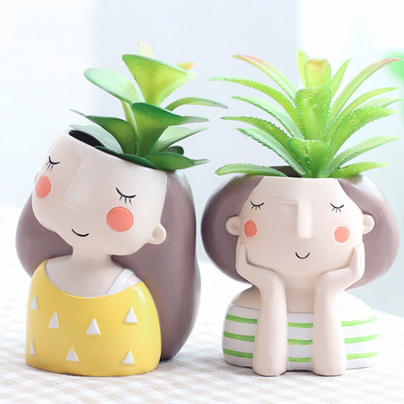 Boys and Girl Design Flower Home Garden Home Decoration Planter Pot