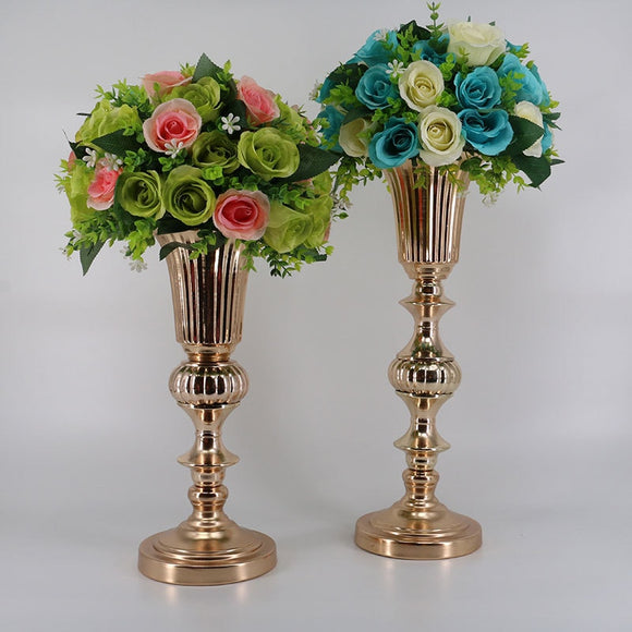 Metal Flower Ball Holder Wedding Vase